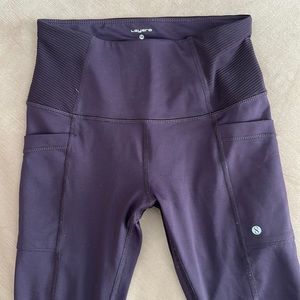 Purple Leggings with Pockets